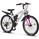 Licorne Bike Guide Premium Mountainbike in 24 Zoll - Fahrrad für Mädchen, Jungen, Herren und Damen - Shimano 21 Gang-Schaltung