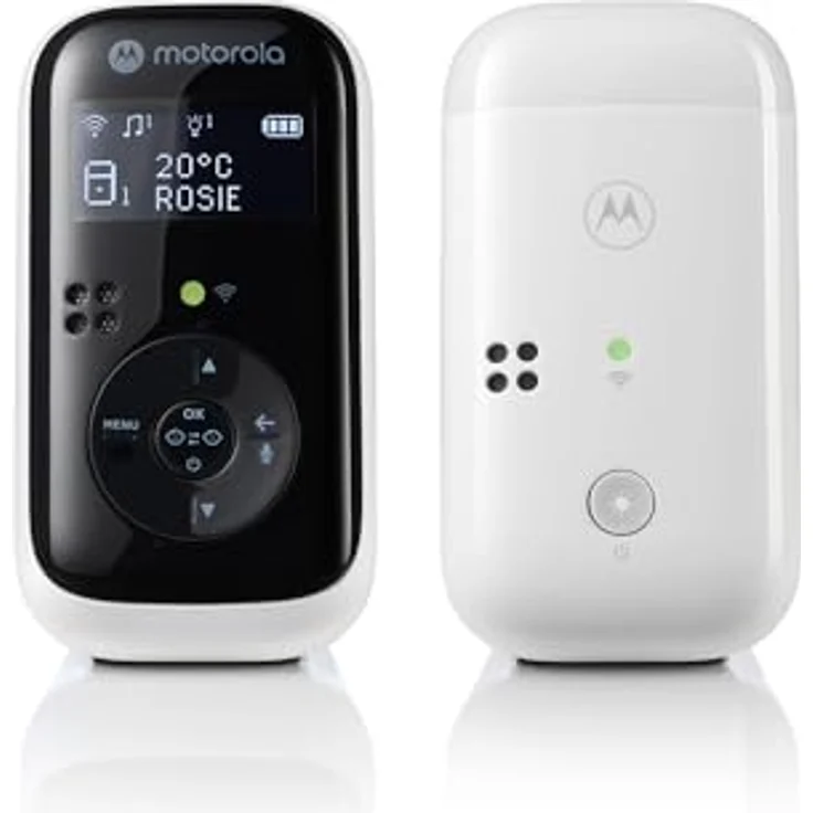 Motorola PIP15 Audio Babyphone, Baby Monitor mit HD Sound, 1.5 Zoll Display, 450 Meter Reichweite, Nachtlicht und Raumtemperaturüberwachung – Bild 1
