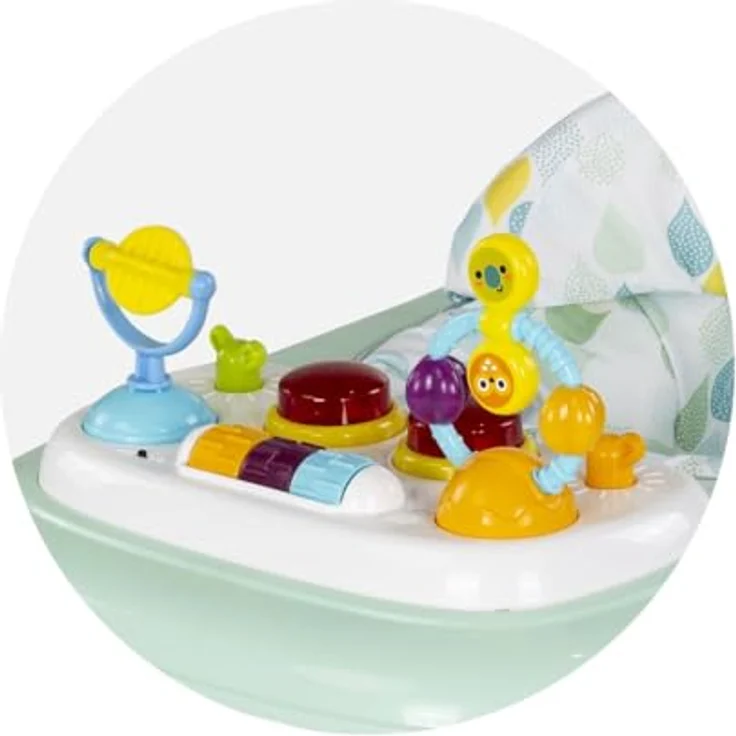 Chipolino Lauflernhilfe Baby Steps, klappbar mit Musik-Spielpanel, 360° drehbaren Vorderrädern, teal – Bild 4