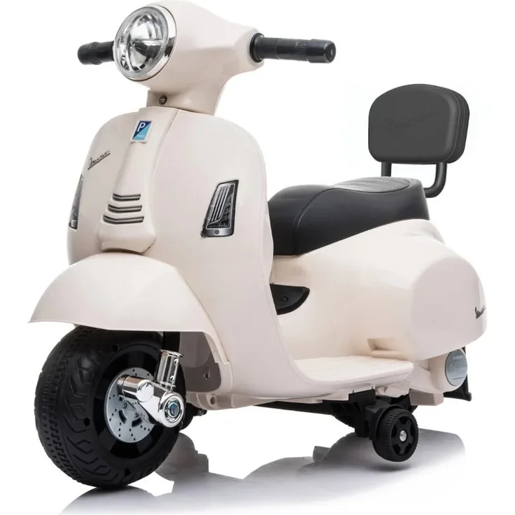 Vespa Kinder Elektro Roller 6V - Vespa GTS Mini - Offizielle Lizenz von Piaggio - Weiß