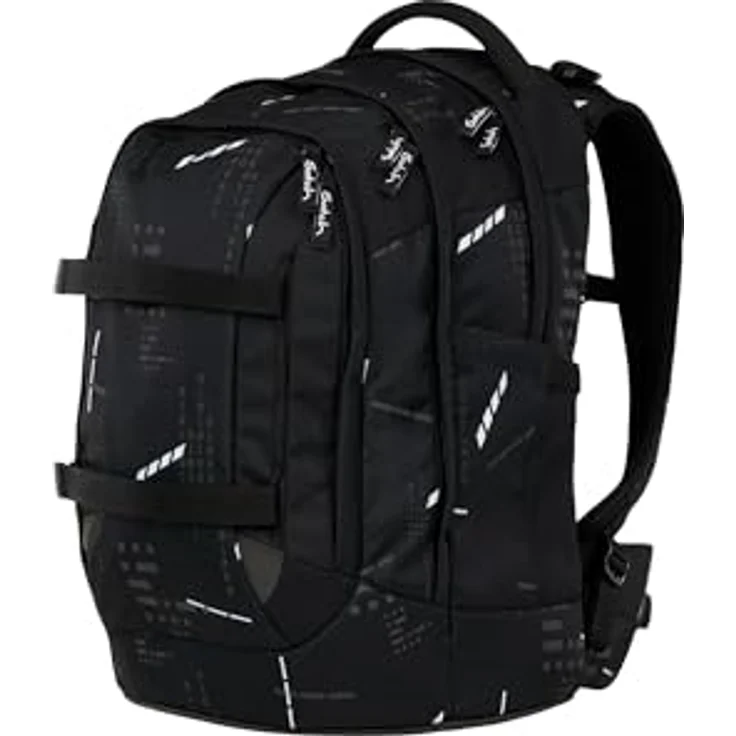 Satch Schulrucksack Pack, ergonomischer Schulrucksack mit 2 Hauptfächern, 45 cm, Ninja Matrix, leicht und robust, gepolstertes Laptopfach – Bild 2