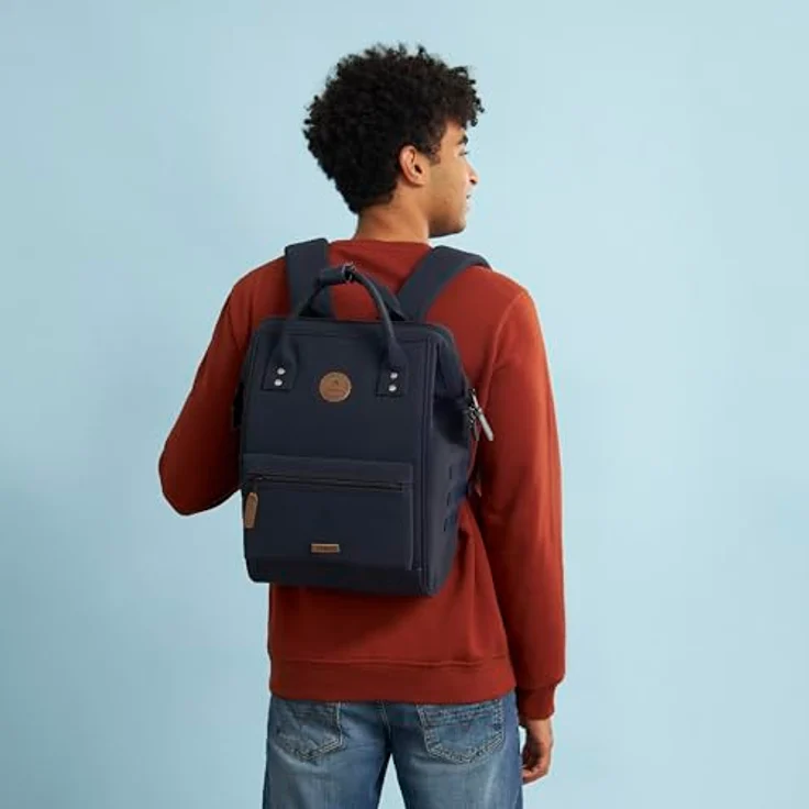 Cabaia Adventurer Nubuck Medium Kinderrucksack, 38 cm, blau, 100% Polyester, optimal für den Kindergarten – Bild 10