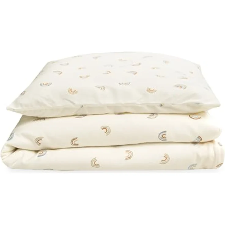 Julius Zöllner Bettwäsche Jersey Little Bow, 2-teiliges Set, Schadstoffgeprüft, Gr. 80x80 cm und 35x40 cm, hautfreundlich und atmungsaktiv – Bild 2