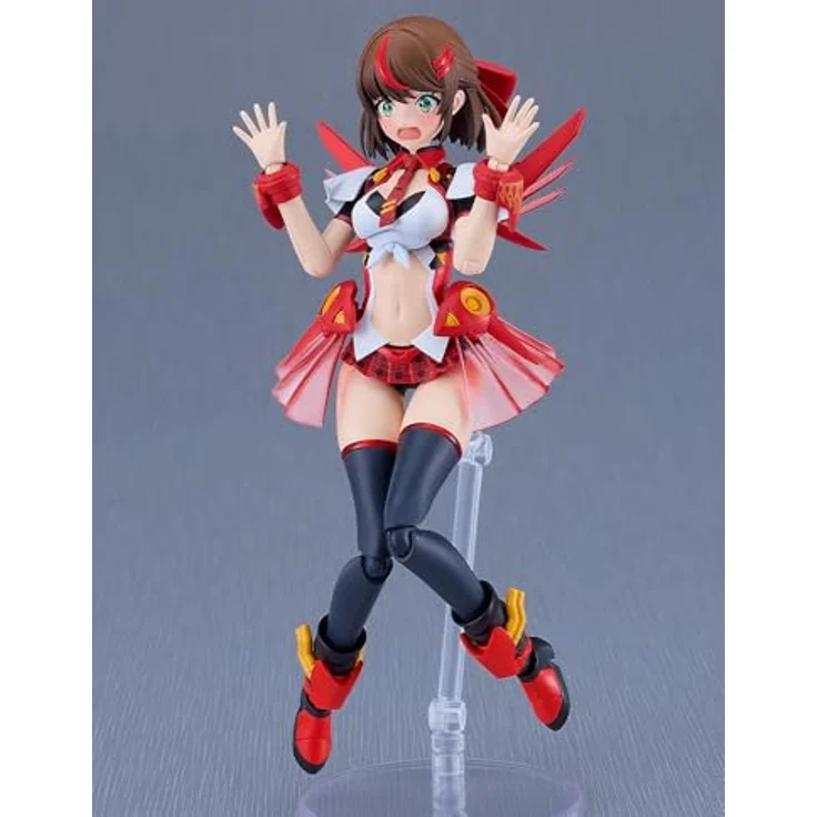 Good Smile Company Valkyrie Tune Plamatea Modellkit Lisa = Caster, 16 cm, vorlackierte Teile, posebare Figur mit zwei Gitarrenwaffen – Bild 9