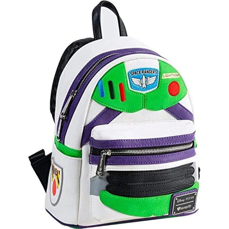 Loungefly Toy Story Buzz Lightyear Rucksack, offizielle Lizenz, verstellbare Schultergurte, 22,9 x 26,7 x 11,4 cm