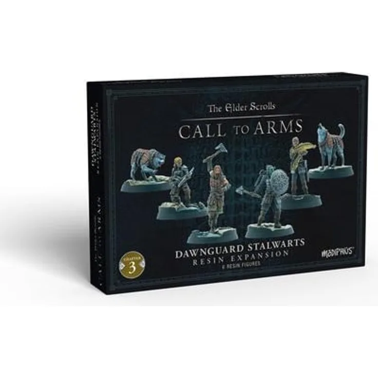 Modiphius The Elder Scrolls: Call to Arms - Dawnguard Stalwarts, Miniaturenset mit 6 Figuren und Szenenbasen