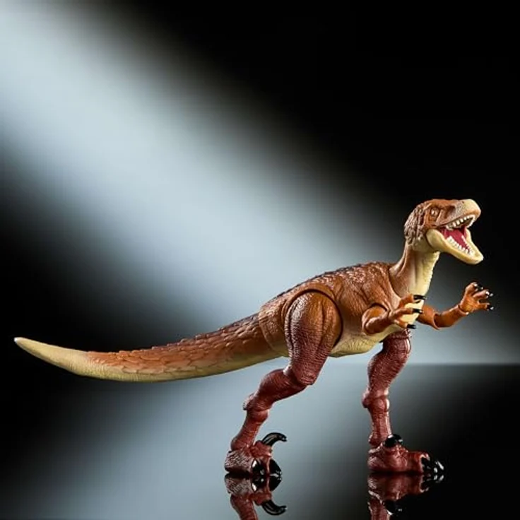 Mattel Jurassic World Hammond Collection Ornitholestes, Actionfigur mit 18 Bewegungspunkten, ca. 23 cm groß – Bild 5