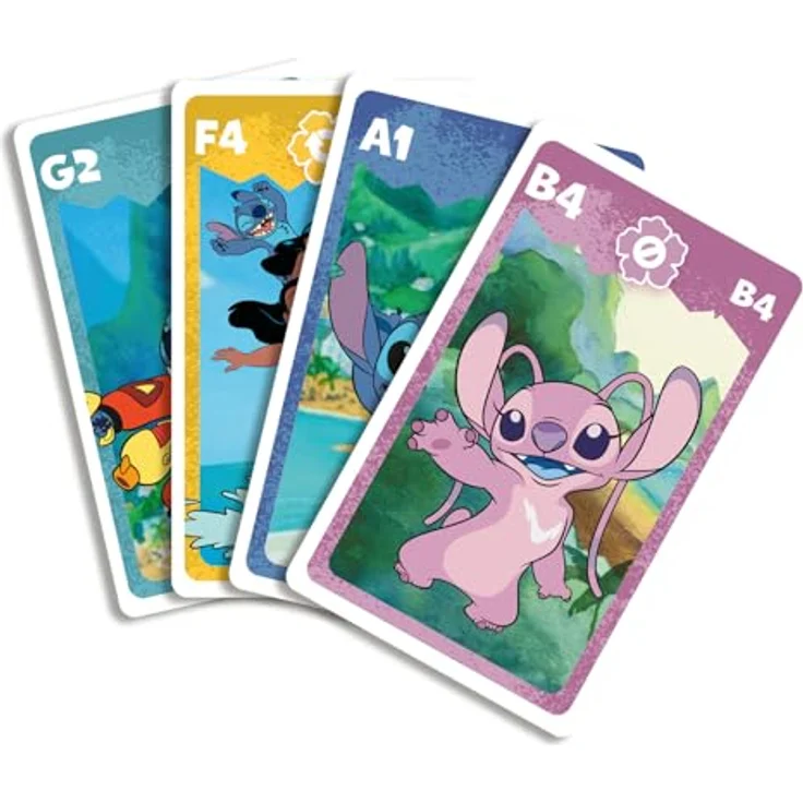 Cartamundi Bicycle - Disney Stitch - FSC Quartett, Kartenspiel für Kinder ab 3 Jahren, mit verschluckbaren Kleinteilen – Bild 6