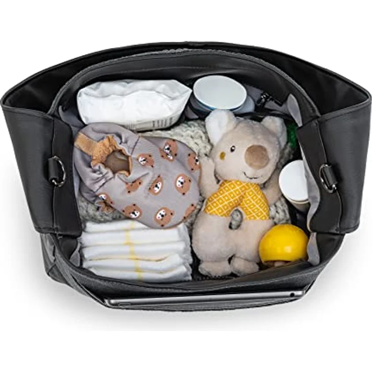 Osann Ella Wickeltasche, elegantes Design mit praktischen Innenfächern, wasserabweisend, inkl. Wickelunterlage und 3 Accessoire-Taschen – Bild 9