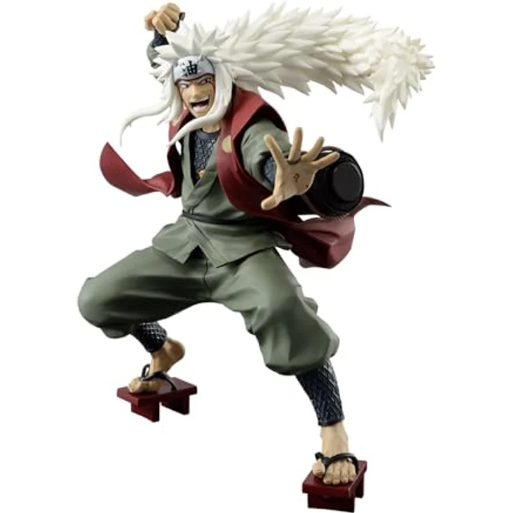 Banpresto Jiraiya Naruto-Statue 15 cm, Ideales Geschenk und Party-Dekoration, Herausragendes Design – Bild 1