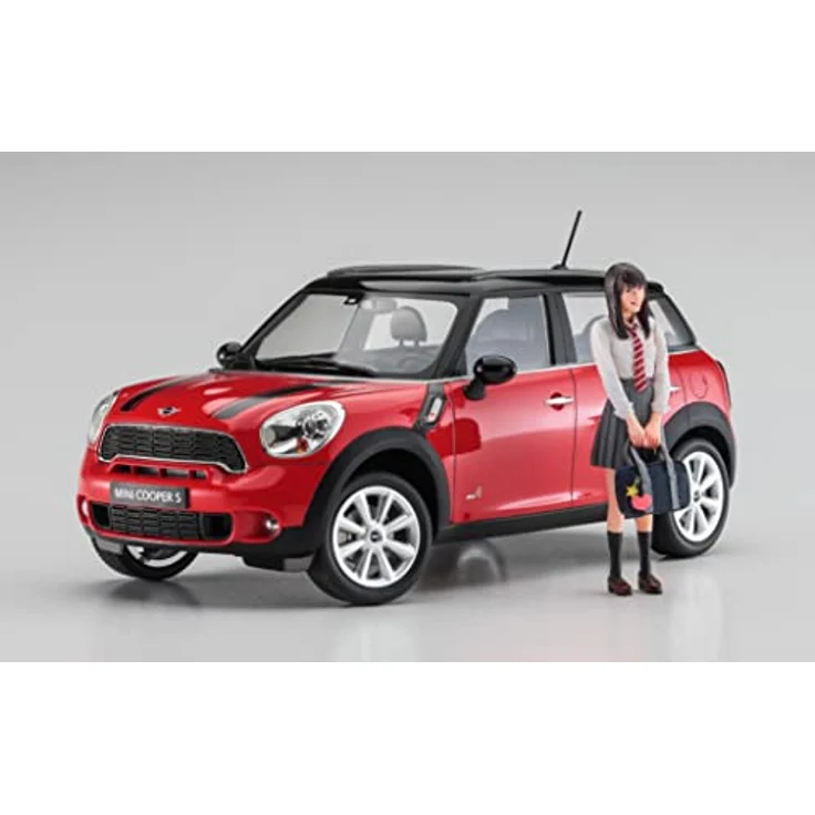 Hasegawa 1/24 Mini Cooper Countryman All 4, Maßstabsgetreuer Modellbausatz mit Figur – Bild 4
