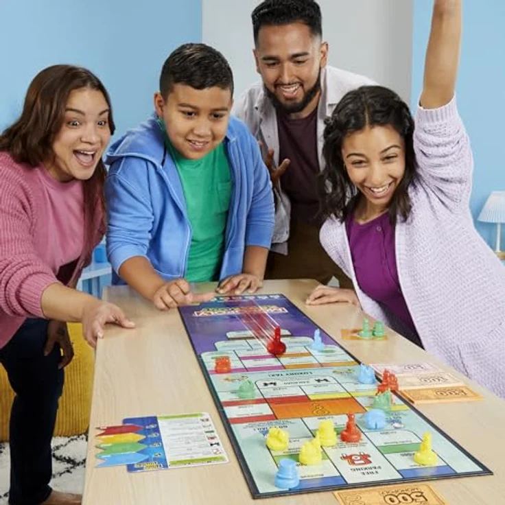 Hasbro Monopoly Knockout, Familienspiel mit aktivem Spielspaß – Bild 8