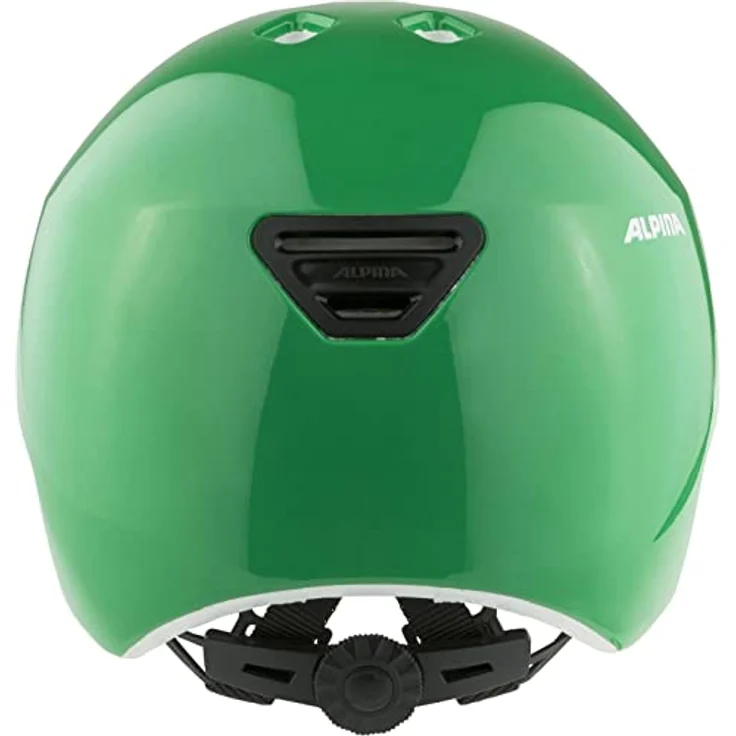 ALPINA HACKNEY Kinderfahrradhelm, Leicht & Bruchfest, mit Nachrüstbarem LED, green gloss, 51-56 cm – Bild 4