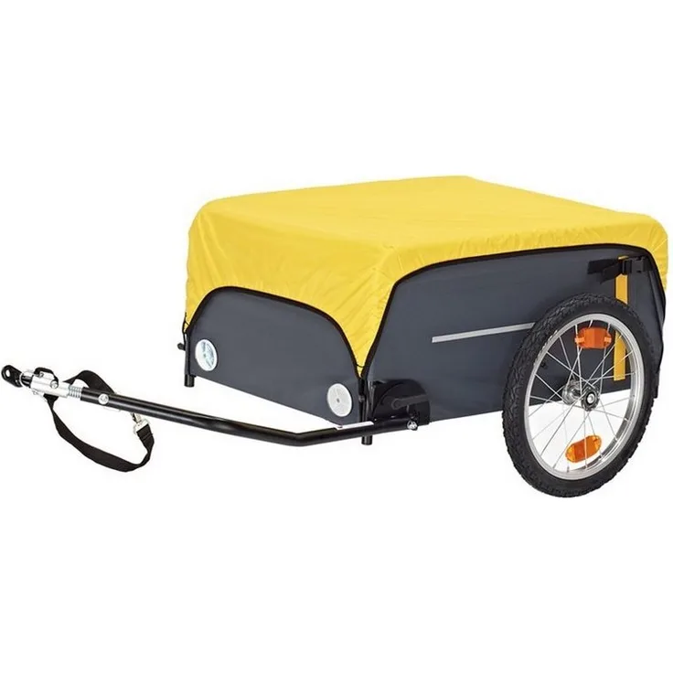 Roland Fahrradhundeanhänger Traveller, belastbar bis 90 kg, wasserabweisend, gelb - Preisvergleich