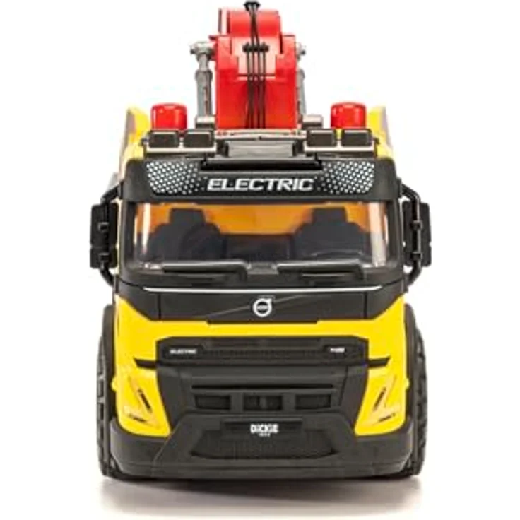 Dickie Toys Giant Tow Truck, Volvo FMX, mit Licht & Sound, manuellem Kran und Kippfunktion, Ladefläche – Bild 3