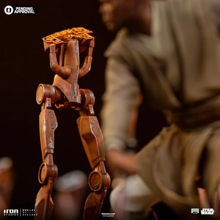 Iron Studios Star Wars Art Scale Statue 1/10 Mace Windu, 18 cm Resinfigur mit Base – Bild 6