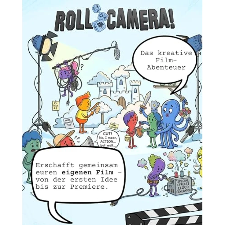 Kobold Spieleverlag Roll Camera! Brettspiel für 1-4 Spieler, ab 10 Jahren, Spieldauer 45-90 Minuten, Deutsch – Bild 3