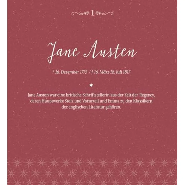Coppenrath Verlag Adventskalenderbuch zum Aufschneiden, literarischer Advent mit 24 Texten von renommierten Autorinnen und Autoren, Glitzerleinen mit Goldfolie und Hochprägung – Bild 2