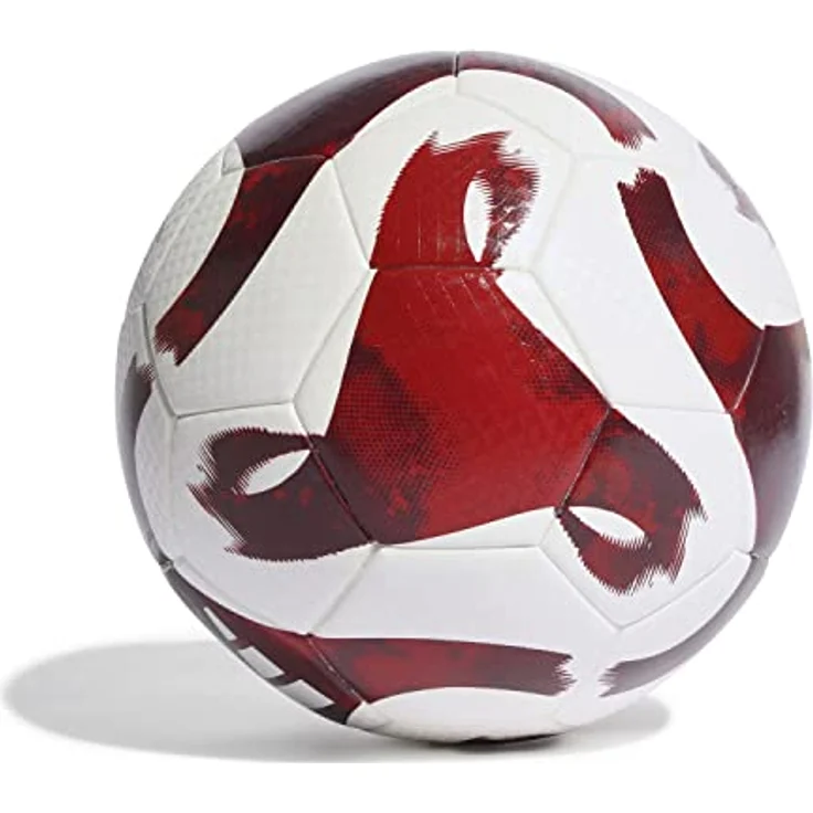Adidas Unisex Ball Tiro League Thermal-Bonded Football, White/Team Colleg Burgundy/Team Colleg Red, 5 – Bild 2