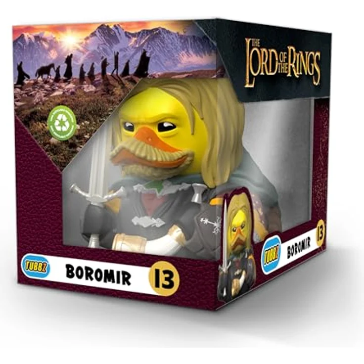 TUBBZ Box-Ausgabe Boromir, Sammler-Vinyl-Gummiente Figur, 9 cm, Offizielles Der Herr der Ringe Merchandise – Bild 2