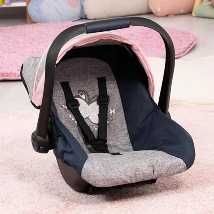 Bayer Design Puppen-Autositz mit Dach grau – Bild 4