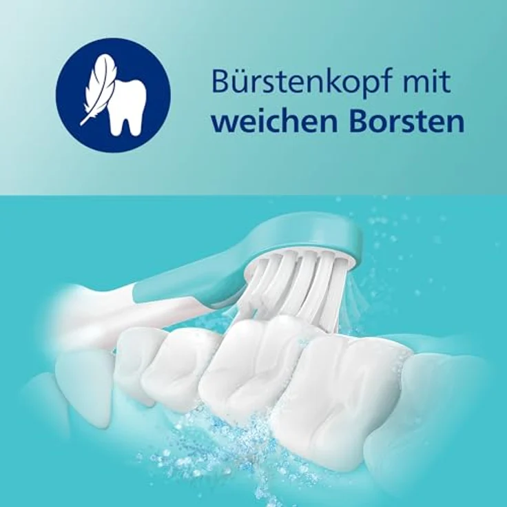 Philips Sonicare For Kids HX6322/12, elektrische Schallzahnbürste mit App, SmarTimer, QuadPacer und zwei Bürstenköpfen, Lila – Bild 3