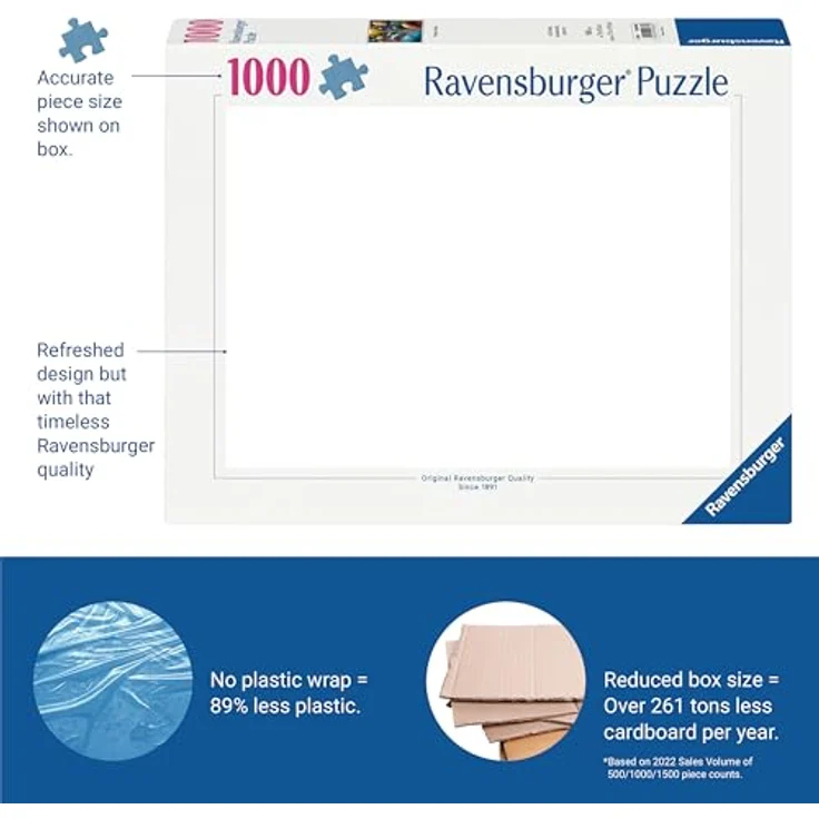 Ravensburger Puzzle 12000885 - Paris im Morgenrot - 1000 Teile Puzzle für Erwachsene und Kinder ab 14 Jahren, Stadt-Puzzle Paris, bunte Landschaftsmotive, handgefertigte Stanzmesser, recycelte Pappe – Bild 5