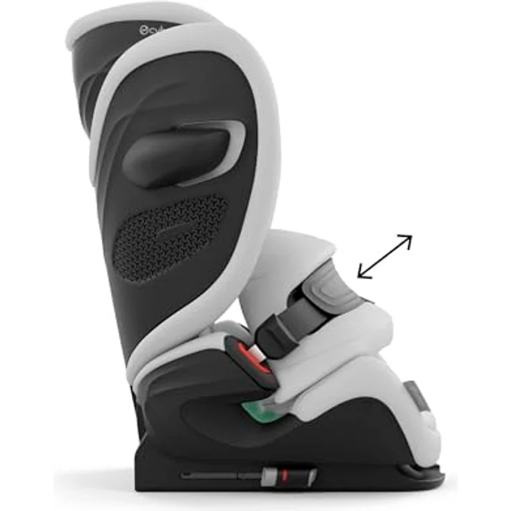 Cybex Pallas G3, 2-in-1 Kindersitz für 15 Monate bis 12 Jahre, Fog Grey, 25% weniger Nackenverletzungen, einfache Handhabung, Komfort & Sicherheit – Bild 5