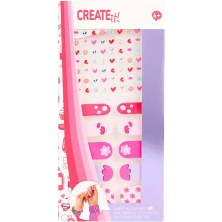 Canenco Sticker CREATE it! - Nagelsticker Set, ideal für kreative Nail Art, nicht für Kinder unter 3 Jahren geeignet – Bild 1