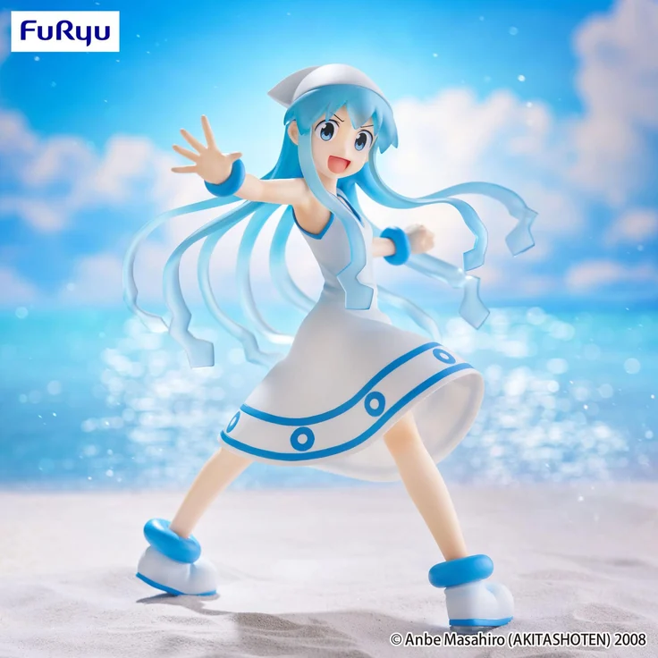 FuRyu Squid Girl Trio-Try-iT PVC Statue, 21 cm, detailierte Sammlungsfigur