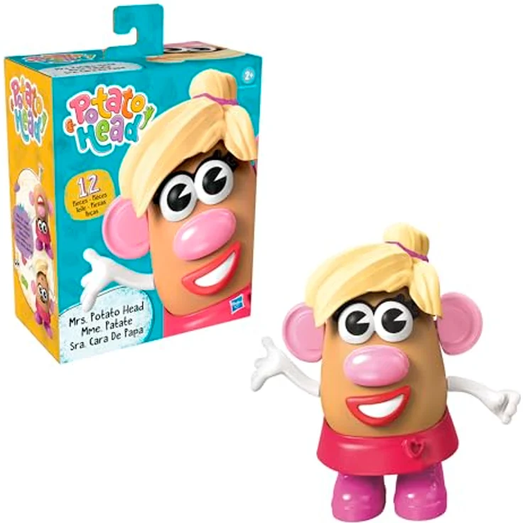 Hasbro Mrs. Potato Head Figur, rosa mit 11 Zubehörteilen und Tater Tush Aufbewahrung – Bild 6