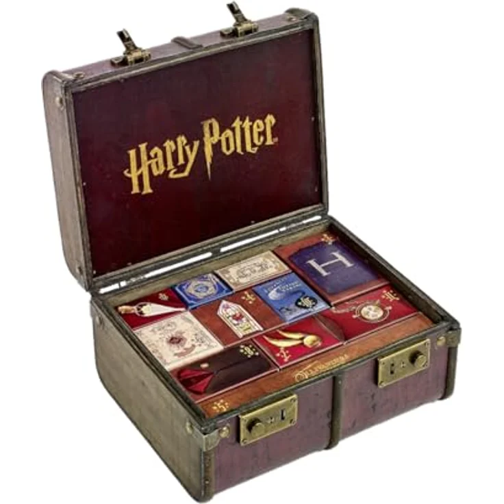Carat Harry Potter Hogwarts Trunk, offizieller Adventskalender mit Schmuck und Merchandise, ca. 13 x 18 x 23 cm – Bild 2