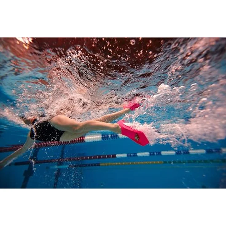 ARENA Powerfin Schwimmflossen, Trainingsflossen für Erwachsene, 100% Silikon, Bequeme und Kurze Schwimmflossen, 35 - 36, Pink-Black – Bild 6