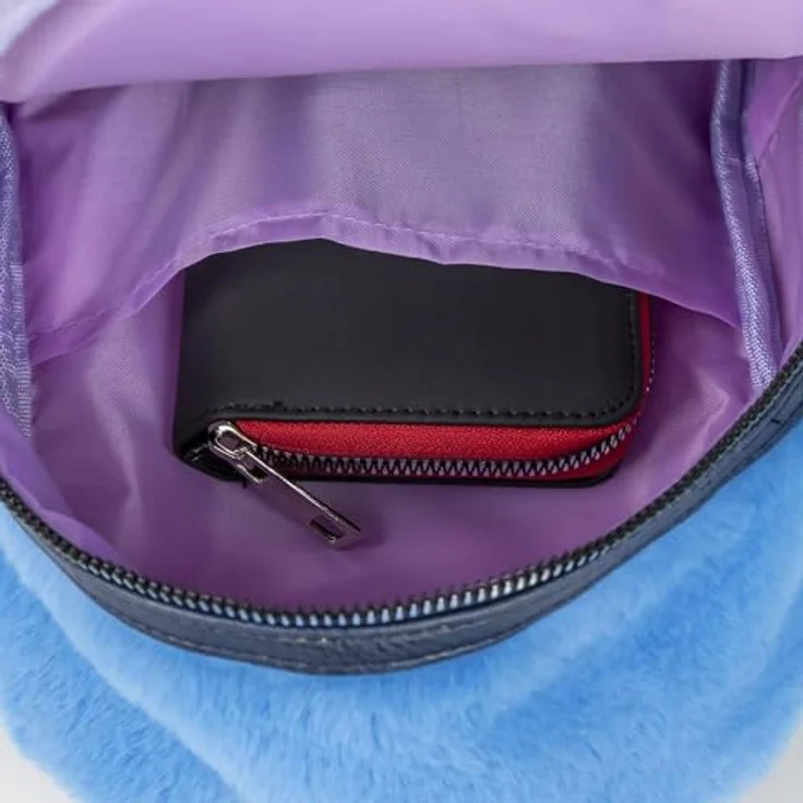 Cerda Stitch wink wink gefüllter Rucksack, offiziell lizenziert aus PU-Material, kompakt 22 x 25 x 11 cm – Bild 5