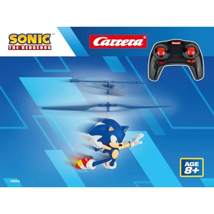 Carrera 2,4GHz Sonic The Hedgehog(TM) Soaring Sonic, Ferngesteuerter Hubschrauber mit Gyro-System, inkl. Controller und Zubehör – Bild 3