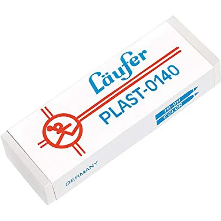 LÄUFER PLAST 0140 Radiergummis transparent 5 Stück