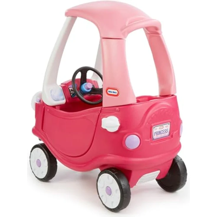 Little Tikes Princess Cozy Coupe, Rutschauto mit abnehmbarem Boden, 84 cm, bunt, max. 22,7 kg – Bild 2