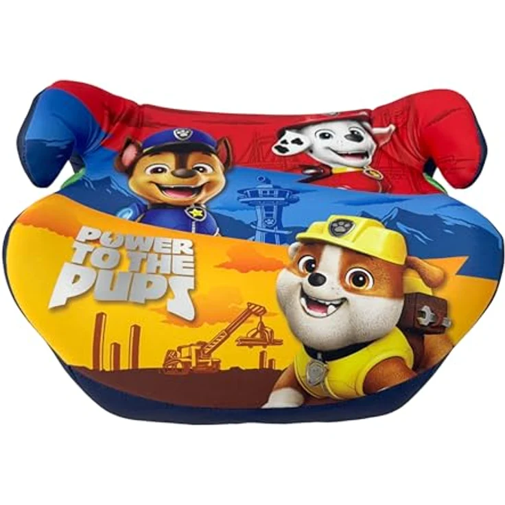 PAW PATROL Sitzerhöhung ISOFIX, Autokindersitz Booster ECE R129 für 125–150 cm, ergonomisches Design mit abnehmbarem Bezug – Bild 2