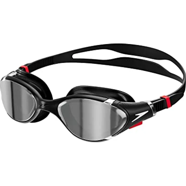 Speedo Unisex Erwachsene Biofuse 2.0 Schwimmbrille, Mirror Schwarz, Einheitsgröße – Bild 1