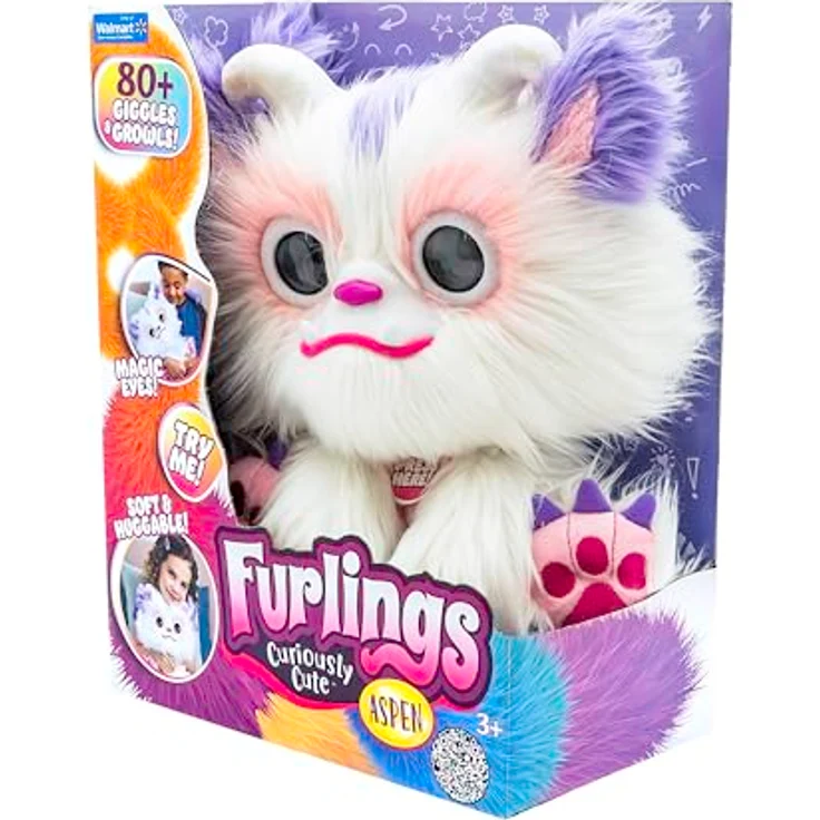 Funrise Toys Furlings Aspen, Interaktives Plüschtier mit über 80 Geräuschen und freudigen Interaktionen – Bild 8