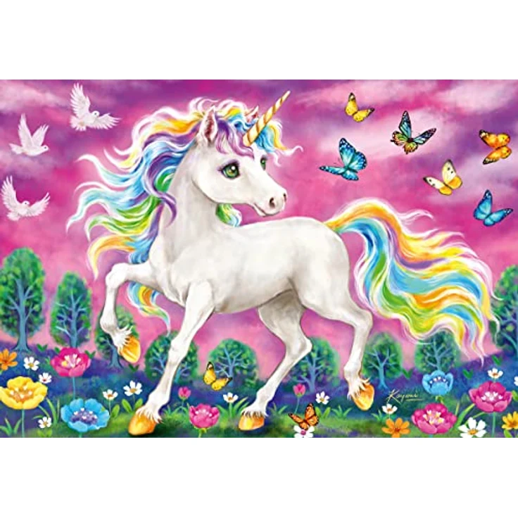 Ravensburger Unicorn and Pegasus Puzzle 2x24st 56774, Spielerisch und lehrreich, magische Einhorn und Pegasus Motive, extra dickes und langlebiges Material – Bild 3