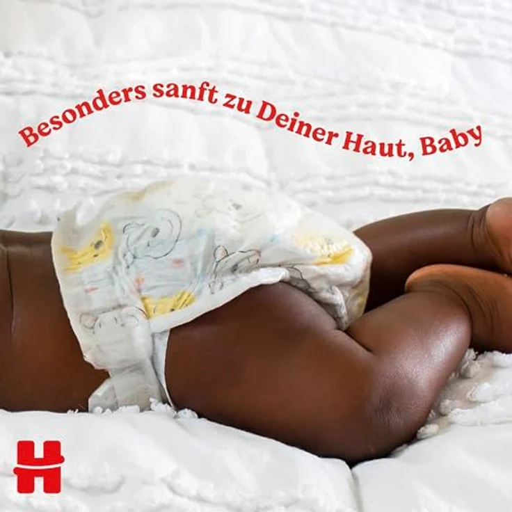 HUGGIES Windeln Extra Care Babywindeln Disney-Design Größe 4, 120 Windeln - 4-in-1 Hautpflege, dermatologisch getestet, mit Nässeindikator, Winnie Puuh Designs – Bild 4