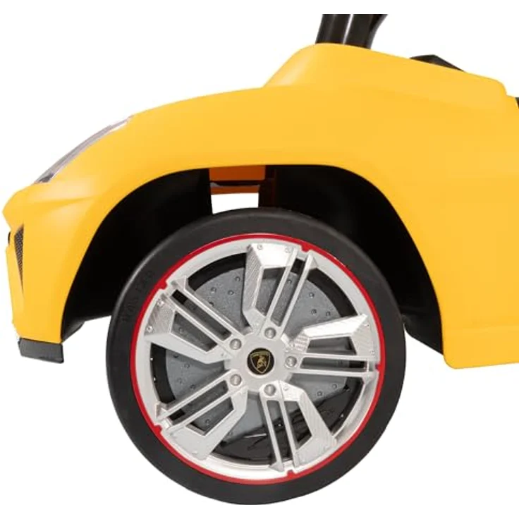 Lemodo Rutschauto Lamborghini, stabiler Babyrutscher mit Kippschutz für Kleinkinder ab 18 Monate, ergonomisches Design, ideal für drinnen und draußen – Bild 2