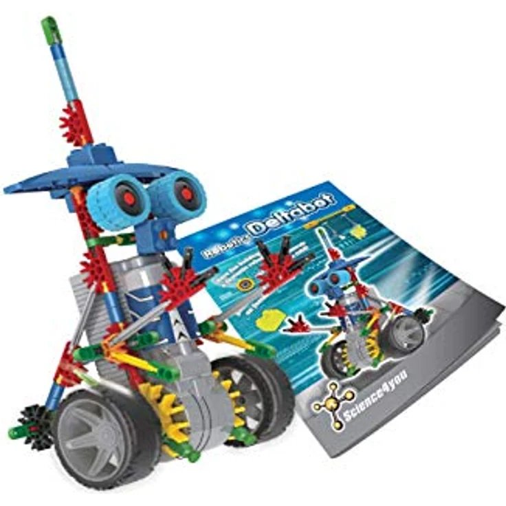 Science4you Robotik Deltabot, Roboter Bausatz mit 117 Teilen, elektronisches Lernspielzeug für Kinder ab 8 Jahren, mit beweglichem Motor – Bild 4