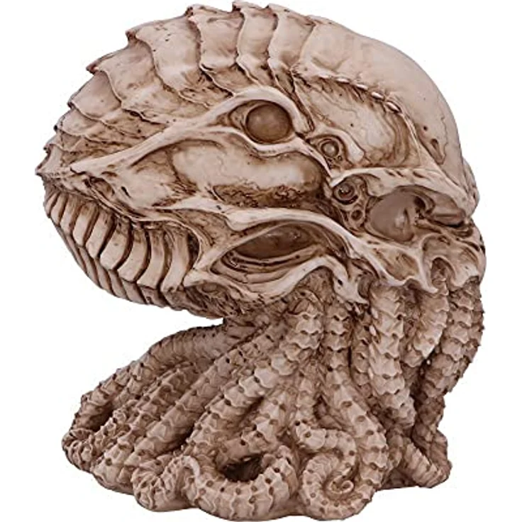 Nemesis Now Cthulhu Figur Skull, 20 cm handbemalt aus Resin, offiziell lizenziert – Bild 4