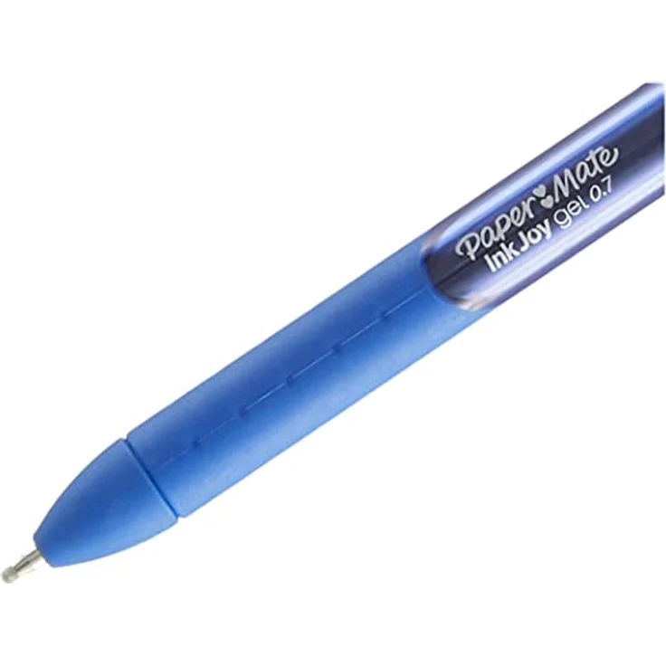 Paper Mate InkJoy Gelschreiber, ultra schnell trocknende Tinte, blaue Tinte, 12er Pack – Bild 4