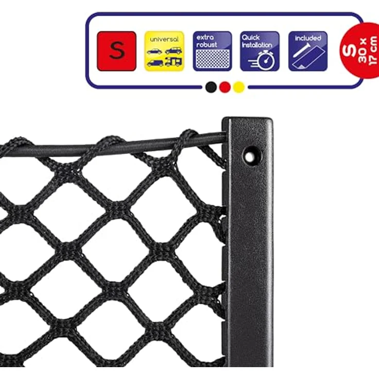 alca Rücksitzorganizer 30 x 17 cm, schraubbar und klebbar, stabiler Kunststoffrahmen, ideal für Karten und Snacks – Bild 2