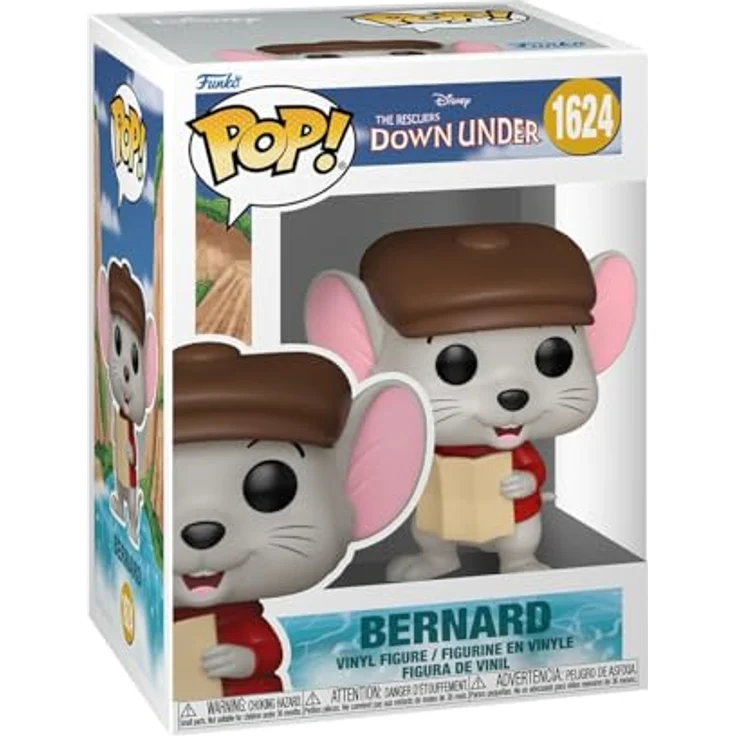 Funko Pop! Disney: Rescuers Down Under - Bernard - Vinyl-Sammelfigur, 9,5 cm - Offizielle Handelswaren für Sammler und Fans – Bild 1