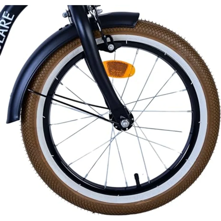 Volare Black Cruiser Kinderfahrrad - Jungen - 16 Zoll - Schwarz – Bild 2