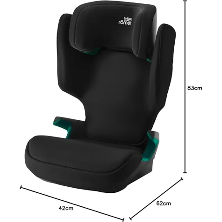 BRITAX RÖMER Kindersitz ADVENTURE PLUS, für Kinder von 100-150 cm (i-Size), 3, 5-12 Jahre, Space Black – Bild 10
